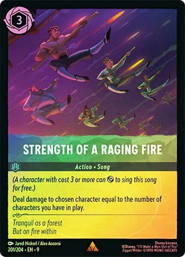 Strength of a Raging Fire (Cold Foil) - Con T de Tlacuache - Ravensburger