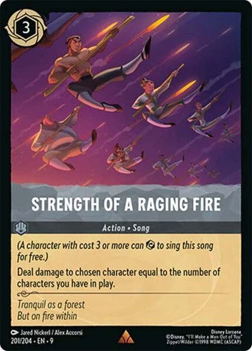 Strength of a Raging Fire (Non - foil) - Con T de Tlacuache - Ravensburger