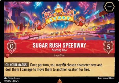 Sugar Rush Speedway - Starting Line (Non - foil ) - Con T de Tlacuache - Ravensburger