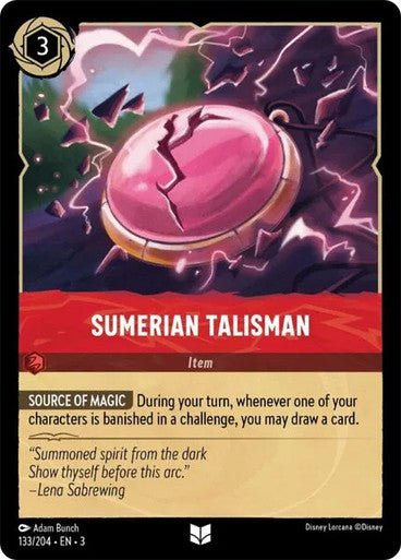 Sumerian Talisman (Non - foil) - Con T de Tlacuache - Ravensburger