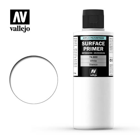 Surface Primer Blanco 200ml 74600 | Vallejo - Con T de Tlacuache - Vallejo