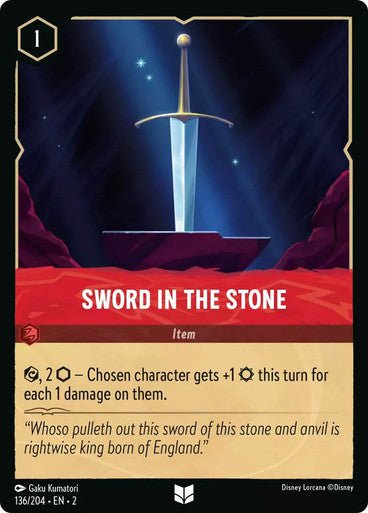 Sword in the Stone (Non - foil) - Con T de Tlacuache - Ravensburger