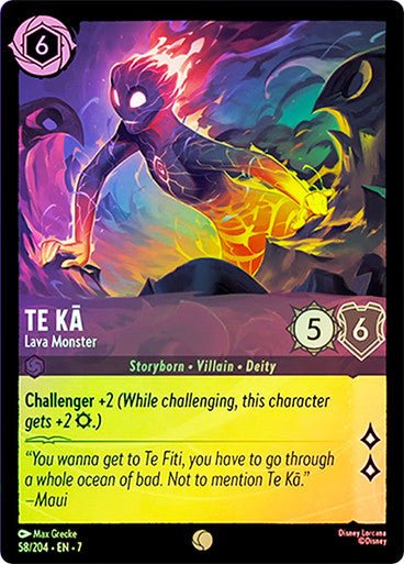 Te Ka - Lava Monster (Cold Foil) - Con T de Tlacuache - Ravensburger