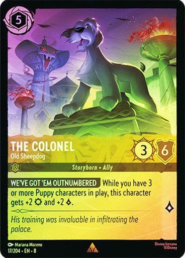 The Colonel - Old Sheepdog (Cold Foil) - Con T de Tlacuache - Ravensburger
