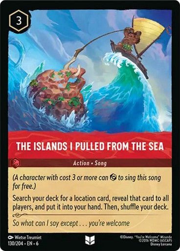 The Islands I Pulled From the Sea ( Non - foil ) - Con T de Tlacuache - Ravensburger