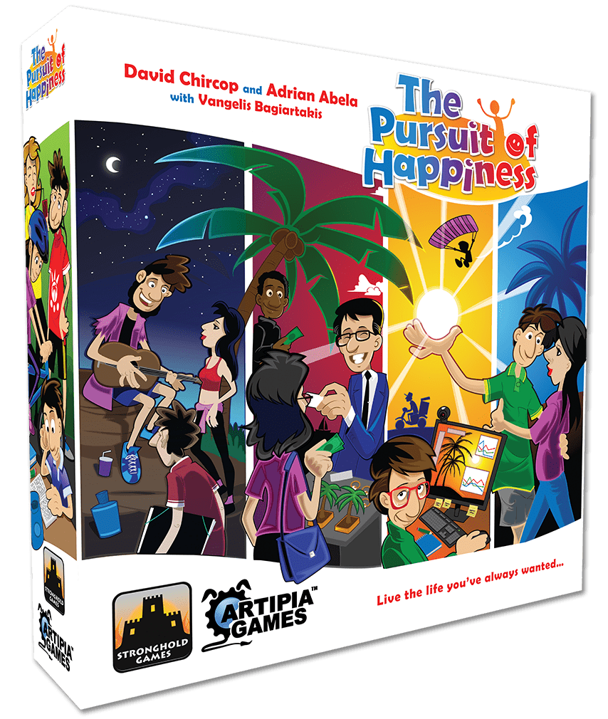 The Pursuit of Happiness | Artipia Games - Con T de Tlacuache - KickStarter