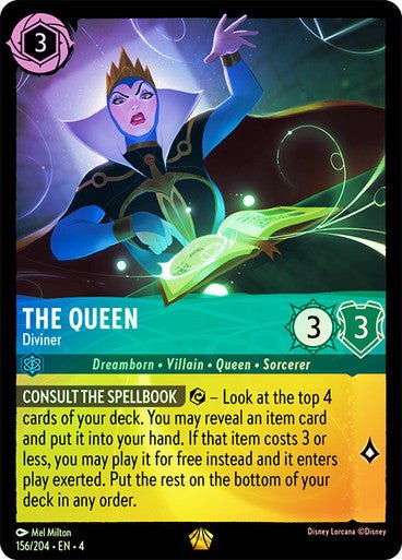 The Queen - Diviner ( Cold Foil ) | Ravesburger - Con T de Tlacuache - Ravensburger
