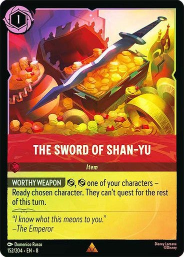The Sword of Shan Yu (Cold Foil) - Con T de Tlacuache - Ravensburger
