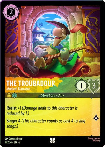 The Troubadour - Musical Narrator (Cold Foil) - Con T de Tlacuache - Ravensburger