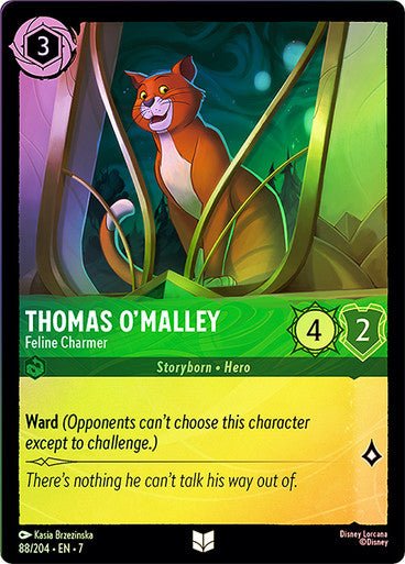 Thomas O'Malley - Feline Charmer (Cold Foil) - Con T de Tlacuache - Ravensburger