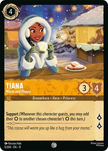 Tiana (Non - foil) | Ravensburger - Con T de Tlacuache - Ravensburger