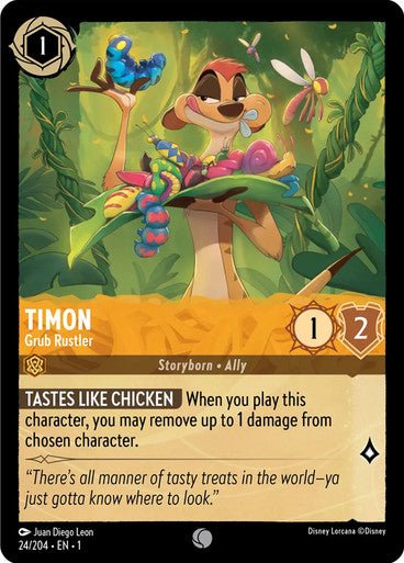 Timon - Grub Rustler ( Non - foil ) - Con T de Tlacuache - Ravensburger