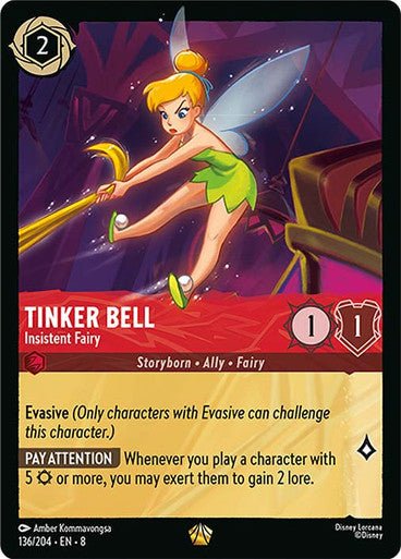 Tinker Bell - Insistent Fairy (Non - foil) - Con T de Tlacuache - Ravensburger
