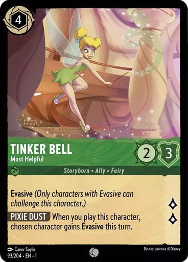 Tinker Bell - Most Helpful ( Non - foil ) - Con T de Tlacuache - Ravensburger
