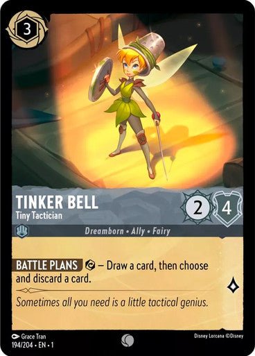 Tinker Bell - Tiny Tactician ( Non - foil ) - Con T de Tlacuache - Ravensburger