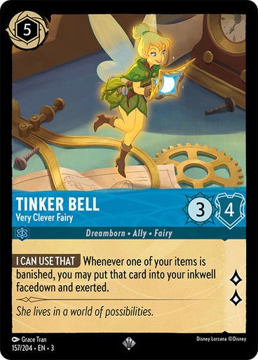 Tinker Bell - Very Clever Fairy (Non - foil) - Con T de Tlacuache - Ravensburger