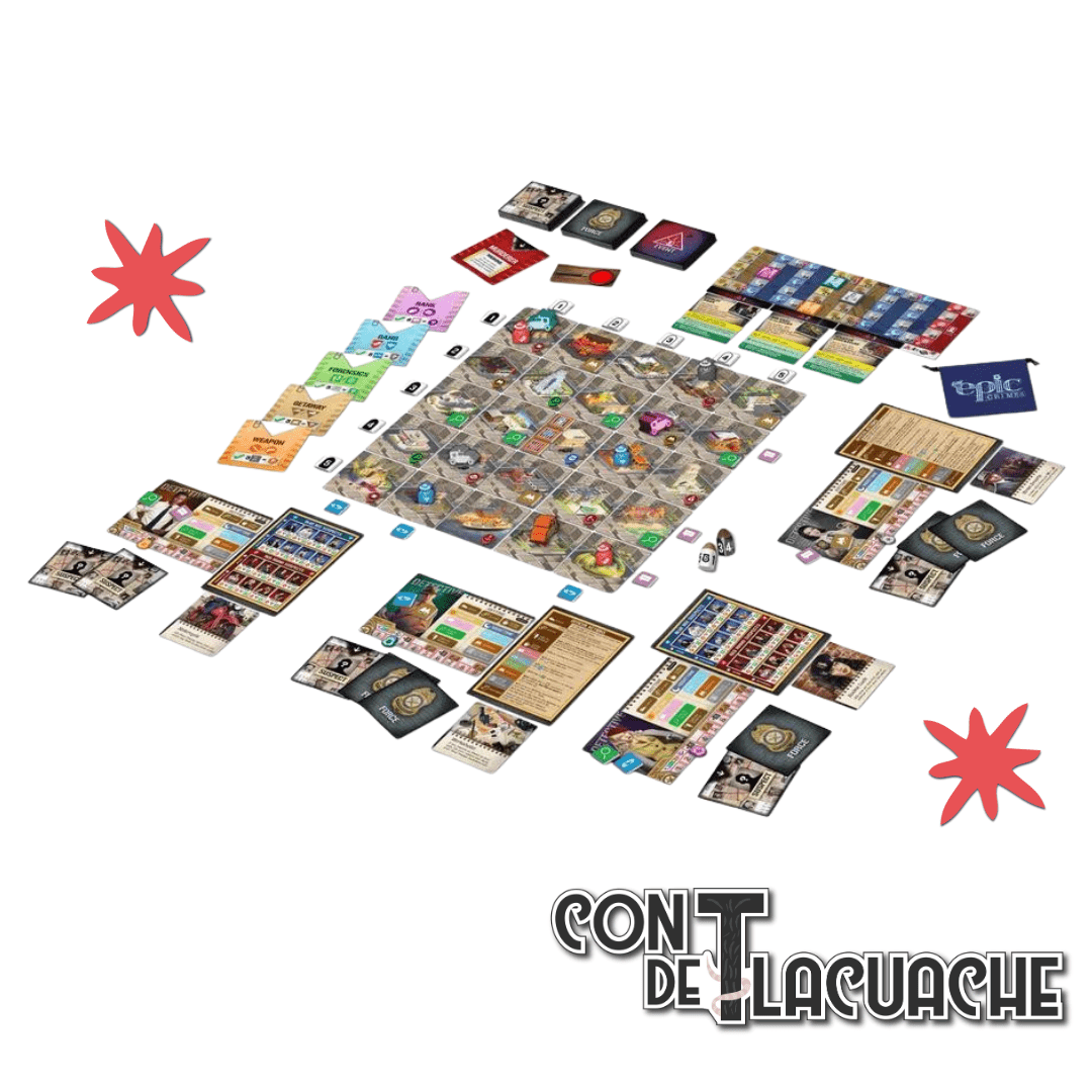 Tiny Epic Crimes | Gamelyn Games - Con T de Tlacuache - Gamelyn Games