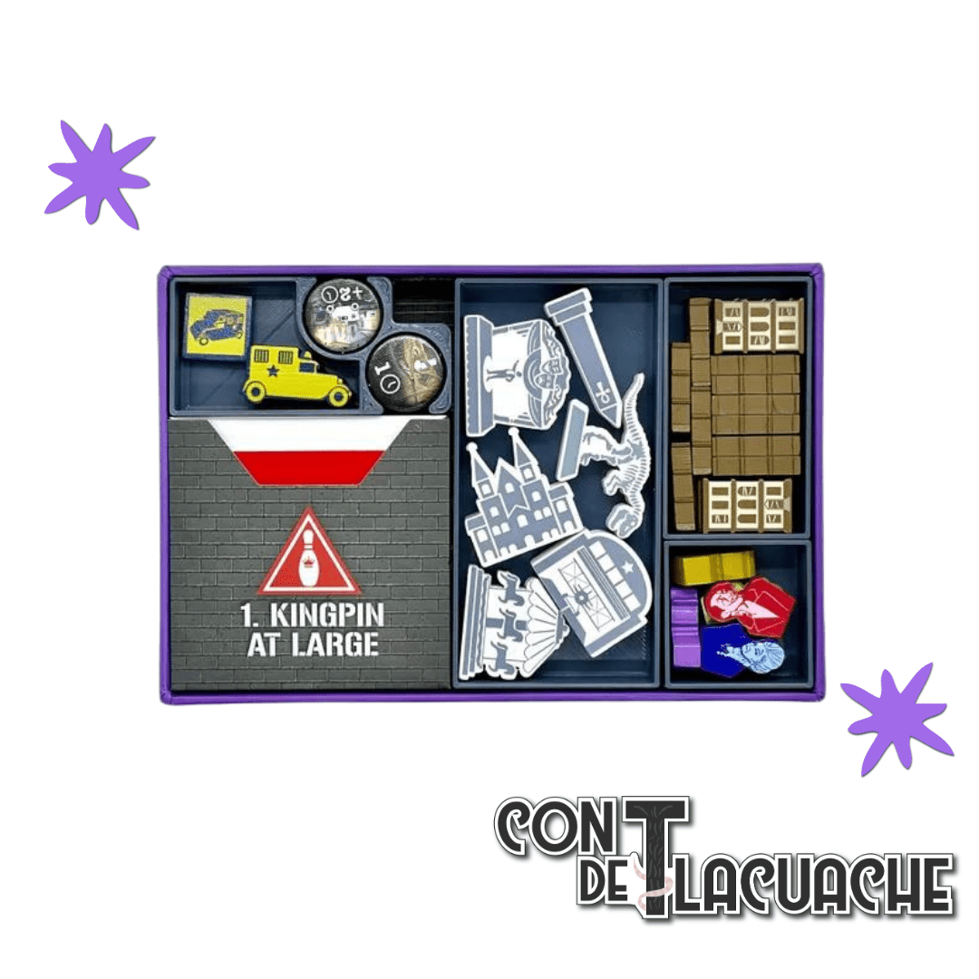 Tiny Epic Crimes: Kingpin Expansion | Gamelyn Games - Con T de Tlacuache - Gamelyn Games