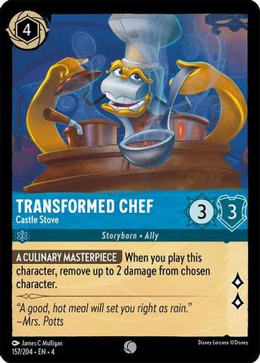 Transformed Chef - Castle Stove ( Non - foil ) | Ravesburger - Con T de Tlacuache - Ravensburger