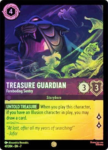 Treasure Guardian - Foreboding Sentry (Cold Foil) - Con T de Tlacuache - Ravensburger