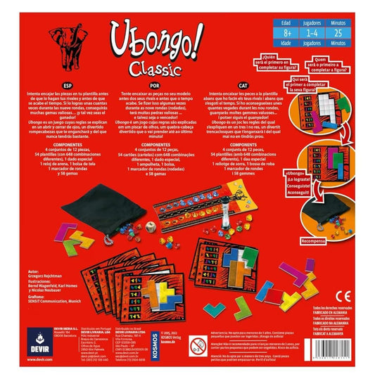 Ubongo Classic | Devir - Con T de Tlacuache - Devir