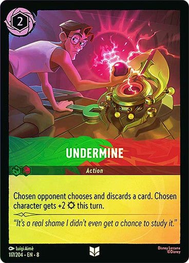 Undermine (Cold Foil) - Con T de Tlacuache - Ravensburger