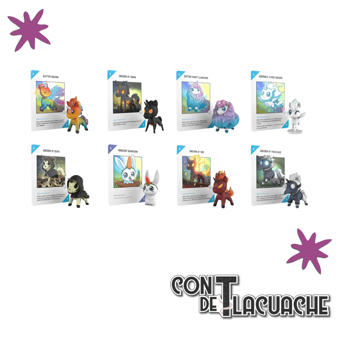 Unstable Unicorns - Rainbow Apocalipsis - Vinyl Minis | UNSTABLE GAMES - Con T de Tlacuache - Con T de Tlacuache