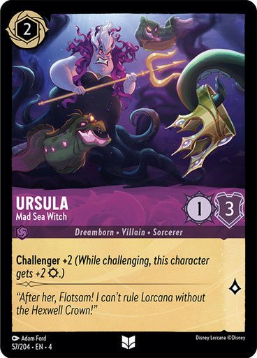 Ursula - Mad Sea Witch ( Non - foil ) | Ravesburger - Con T de Tlacuache - Ravensburger