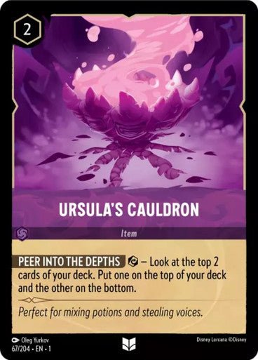 Ursula's Cauldron ( Non - foil ) - Con T de Tlacuache - Ravensburger