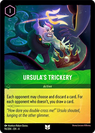 Ursula's Trickery ( Cold Foil ) | Ravesburger - Con T de Tlacuache - Ravensburger
