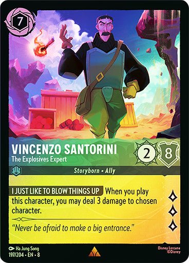 Vincenzo Santorini - The Explosives Expert (Cold Foil) - Con T de Tlacuache - Ravensburger