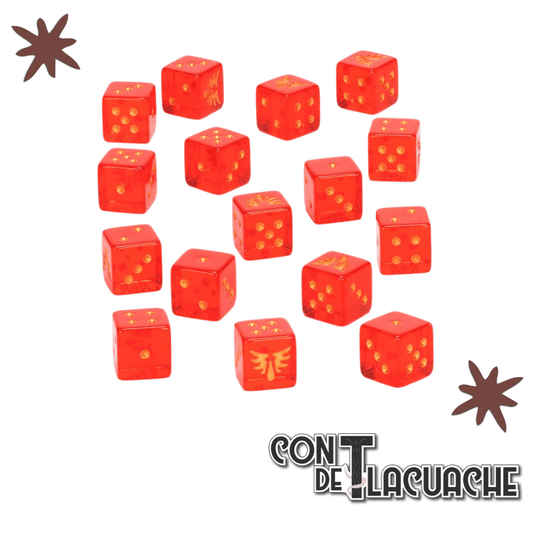 Warhammer 40000: Blood Angels Dice | Games Workshop - Con T de Tlacuache - Games Workshop