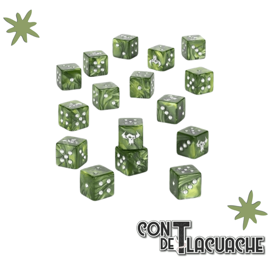 Warhammer 40000: Orks Dice | Games Workshop - Con T de Tlacuache - Games Workshop