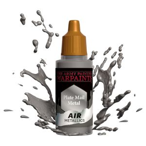 Warpaints Air Metallics Plate Mail Metal 18ml | The Army Painter - Con T de Tlacuache - The Army Painter