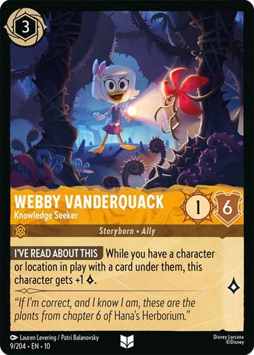 Webby Vanderquack (Non - foil) - Con T de Tlacuache - Ravensburger