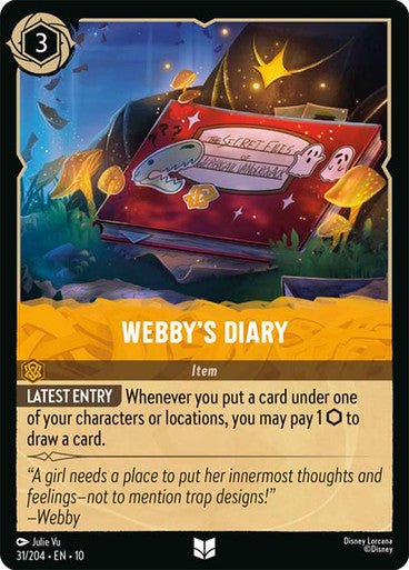 Webby's Diary (Non - foil) - Con T de Tlacuache - Ravensburger