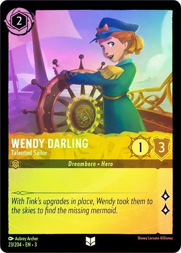 Wendy Darling - Talented Sailor (Cold Foil) - Con T de Tlacuache - Ravensburger