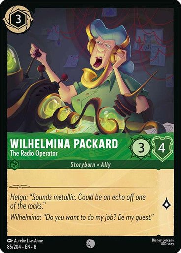 Wilhelmina Packard - The Radio Operator (Non - foil) - Con T de Tlacuache - Ravensburger
