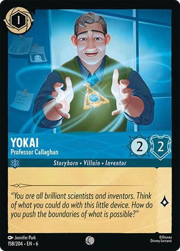 Yokai - Professor Callaghan ( Non - foil ) - Con T de Tlacuache - Ravensburger