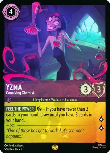 Yzma - Conniving Chemist ( Cold Foil ) - Con T de Tlacuache - Ravensburger