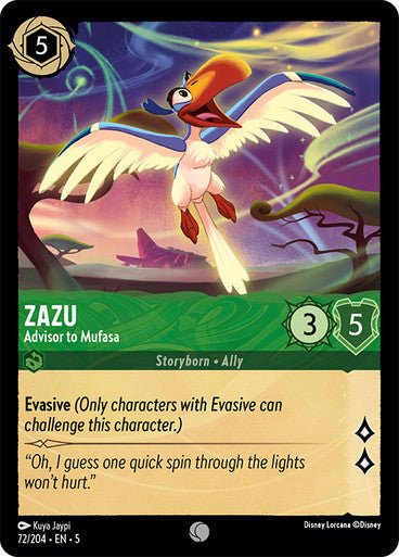 Zazu advisor to mufasa - Con T de Tlacuache - Ravensburger