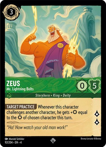 Zeus - Mr. Lightning Bolts ( Non - foil ) | Ravesburger - Con T de Tlacuache - Ravensburger