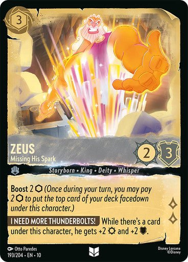 Zeus (Non - foil) - Con T de Tlacuache - Ravensburger
