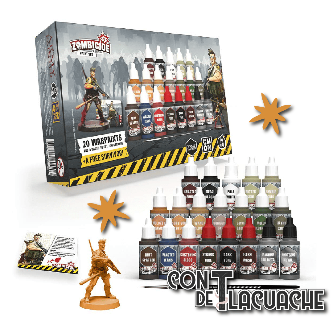 Zombicide 2nd Edition Paint Set | Army Painter - Con T de Tlacuache - The Army Painter