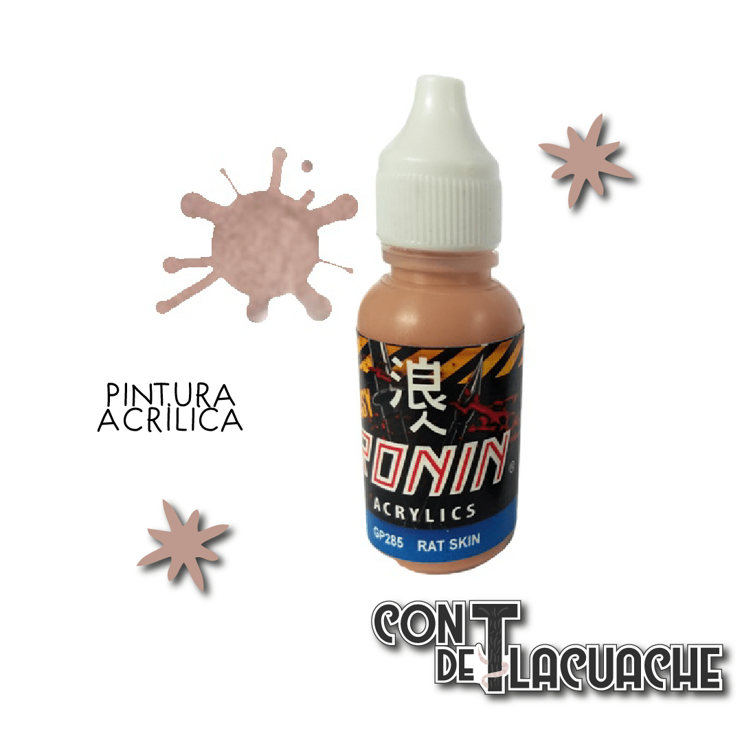Pintura Acrílica 15ml (Skin Line) | Ronin - Con T de Tlacuache - Ronin