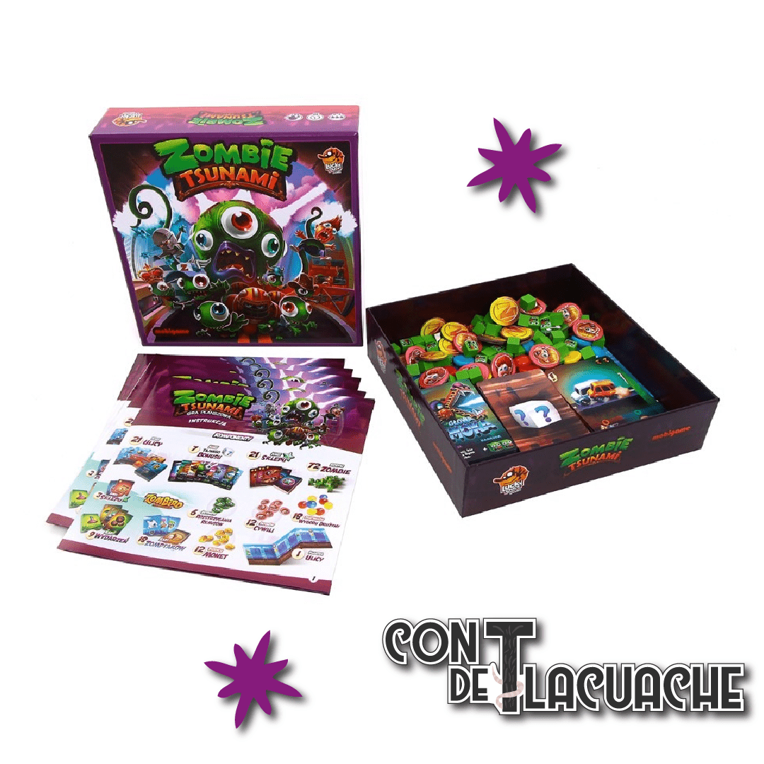Zombie Tsunami | Lucky Duck Games - Con T de Tlacuache - Lucky Duck Games