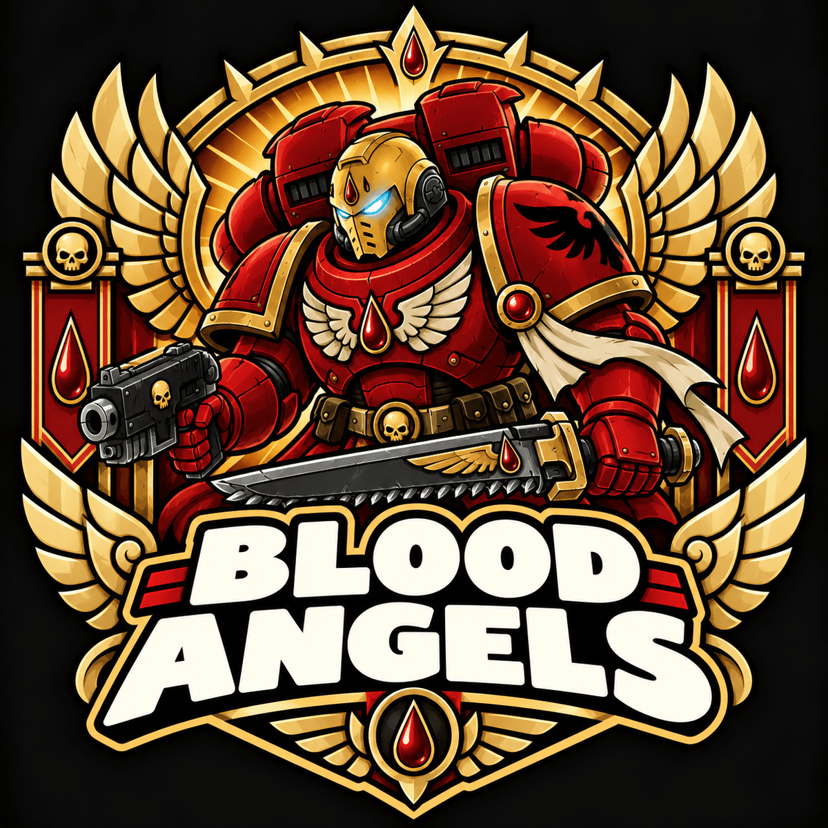 Blood Angels - Con T de Tlacuache