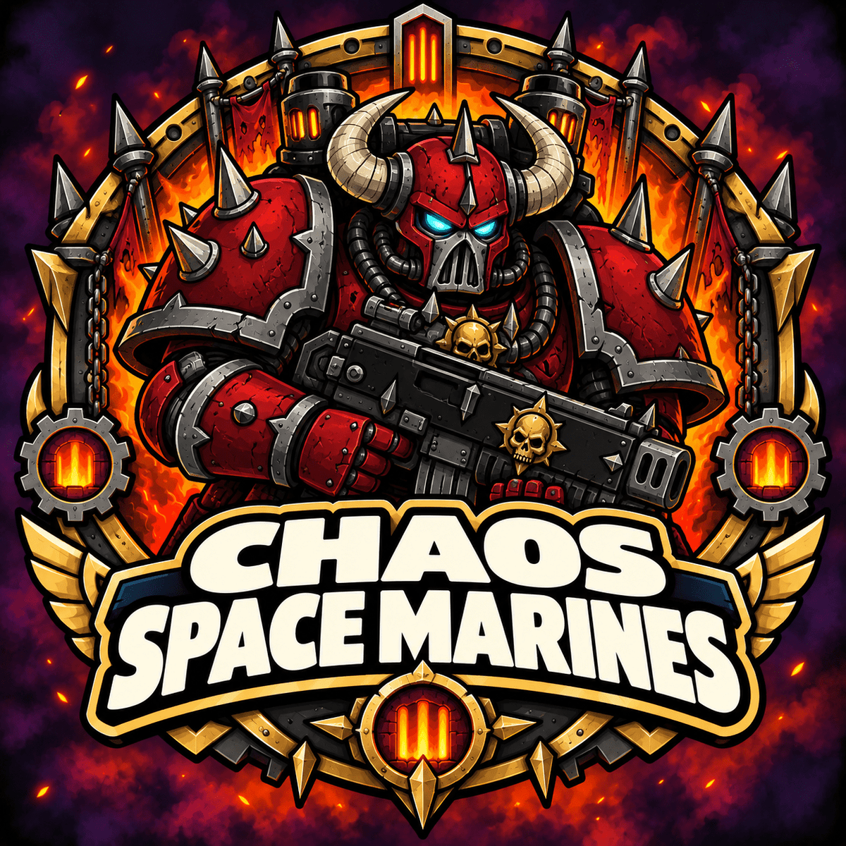 Chaos Space Marines - Con T de Tlacuache