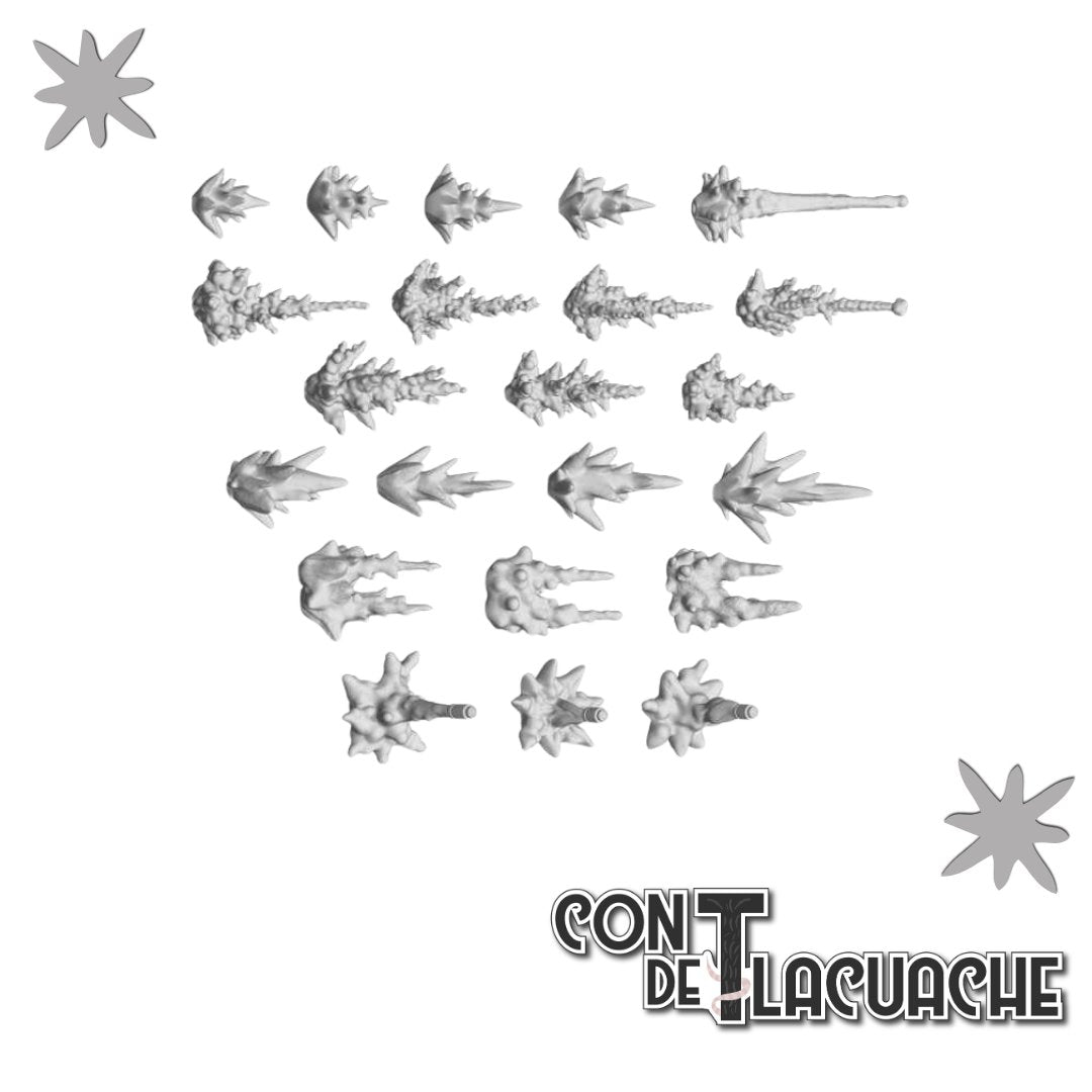 3D Printed - Special Effects Gunfire Effect (x23) | Green Stuff World - Con T de Tlacuache - Green Stuff World