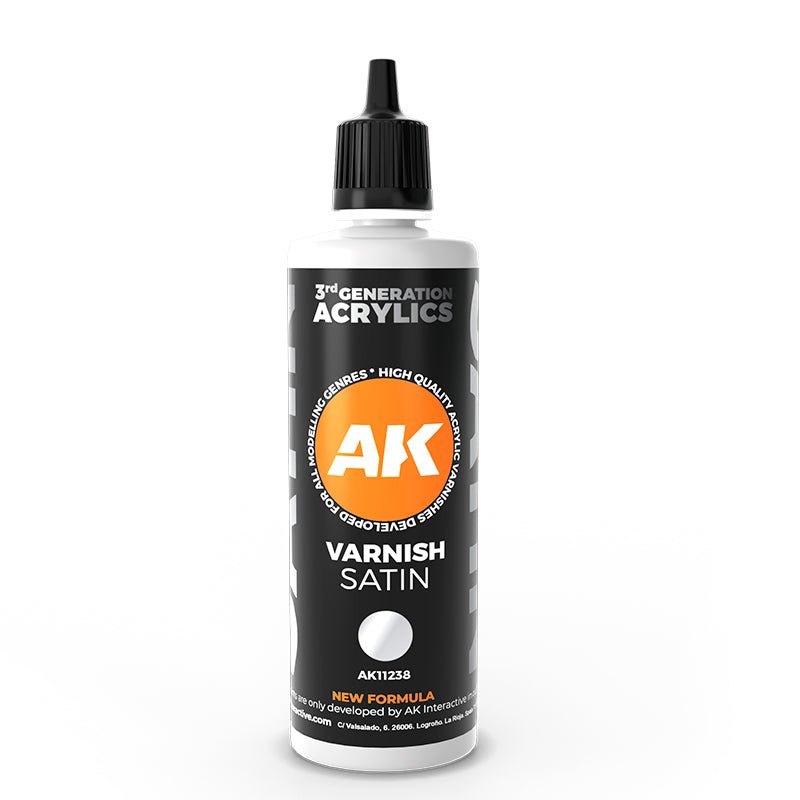 3G Varnish Satin 100ml | Ak Interactive - Con T de Tlacuache - AK Interactive